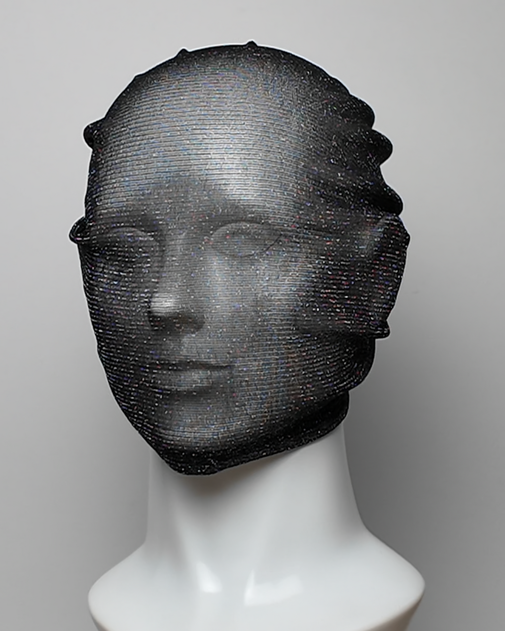 Silver Static Overhead Mask