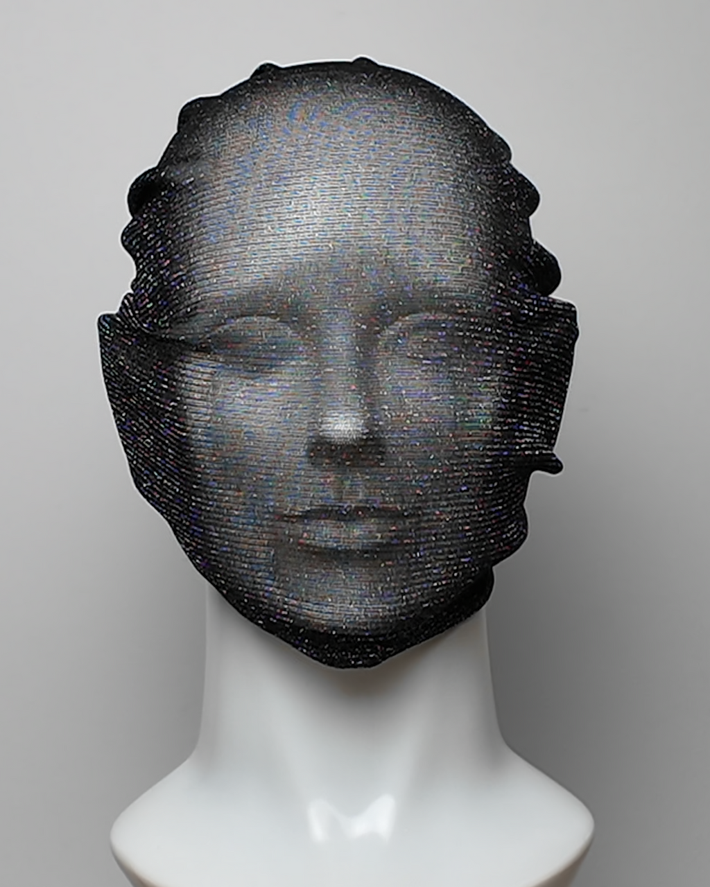 Silver Static Overhead Mask