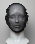Silver Static Overhead Mask