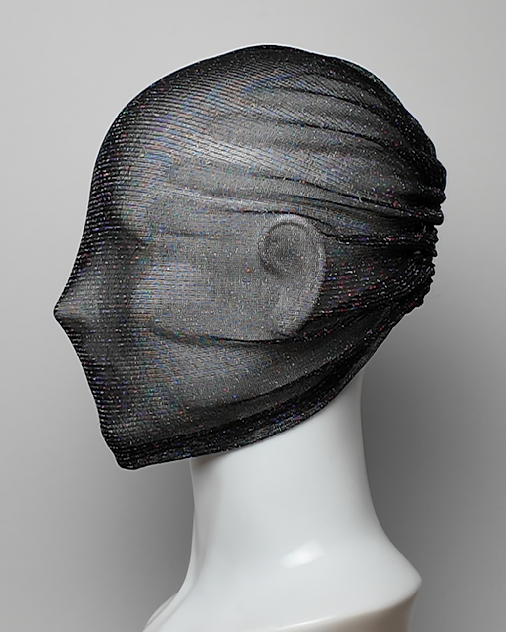 Silver Static Overhead Mask