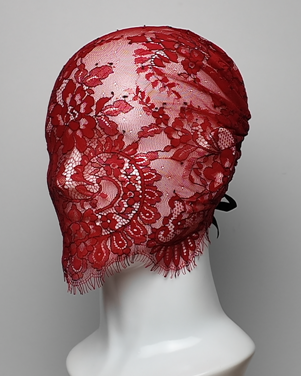 Phantom Floral Chantilly Lace Face Mask - Market