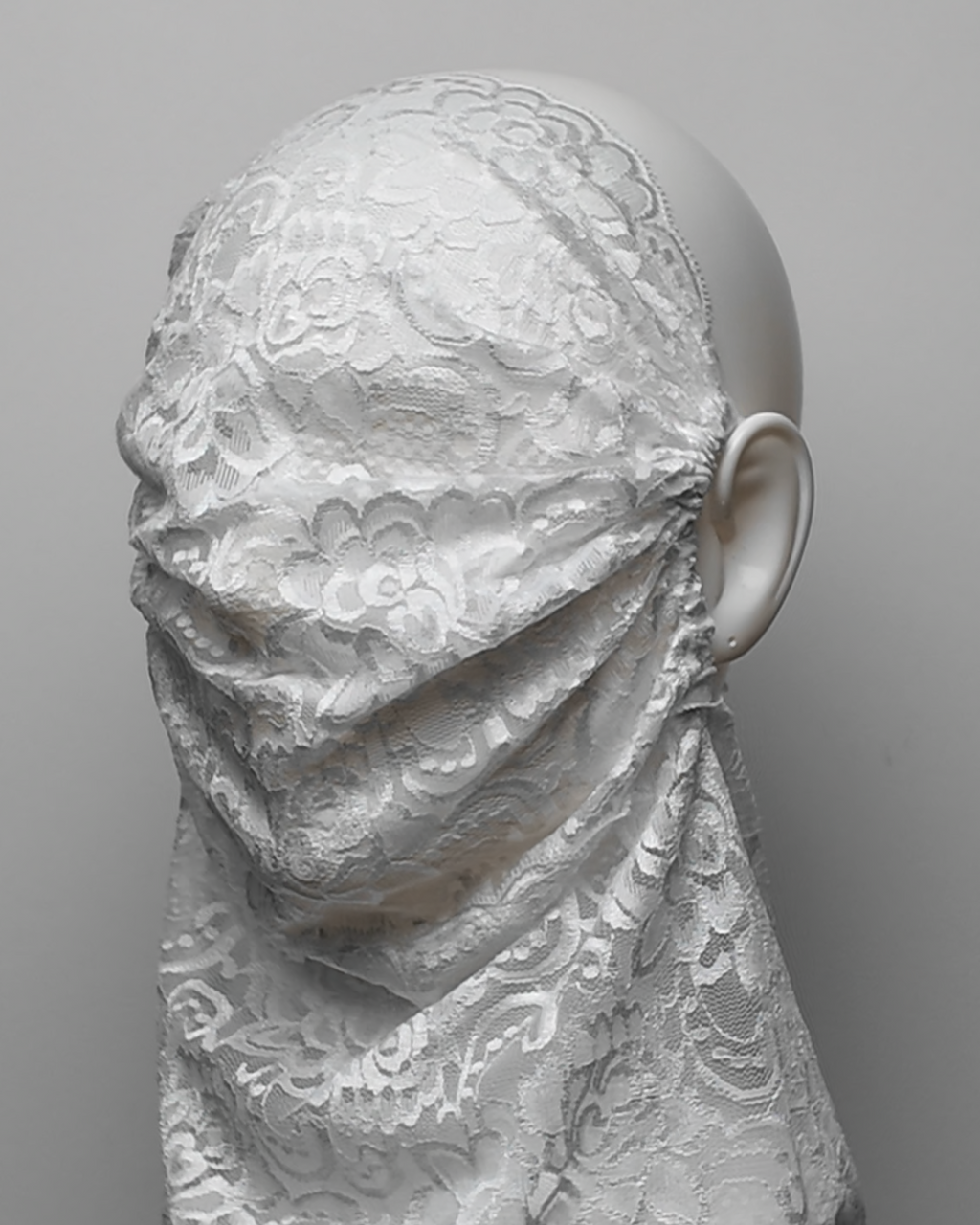 Single Layer Lace Face & Neck Mask - Market
