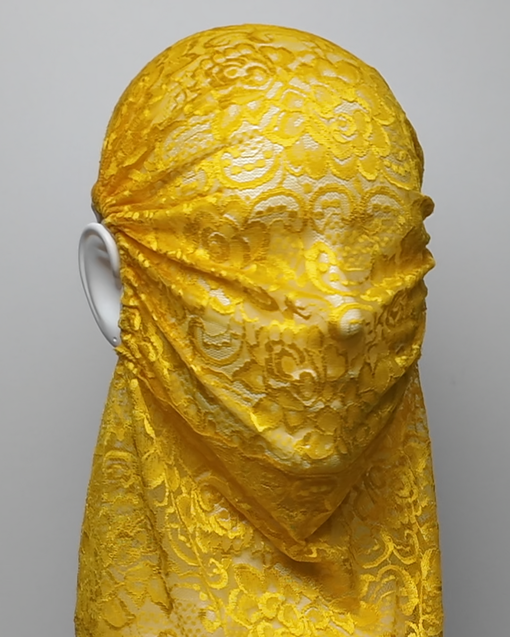 Single Layer Lace Face & Neck Mask - Market