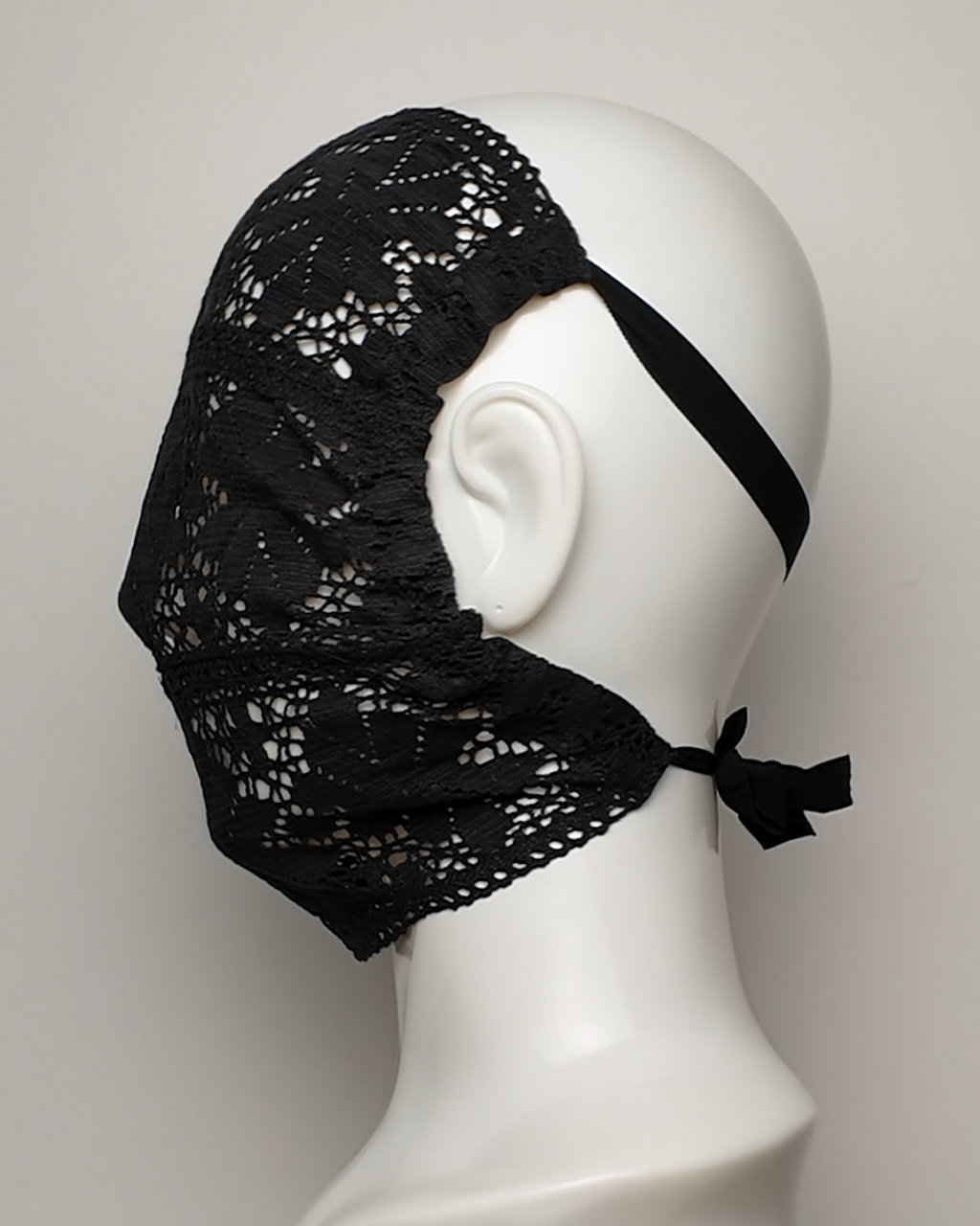 Snowflake Crochet Lace Full Face Mask