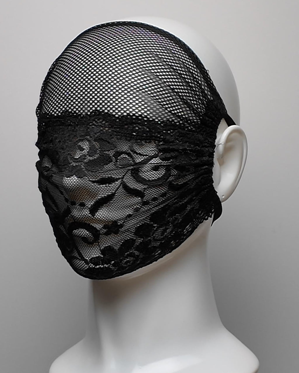 Lace & Mesh See Through Face Mask