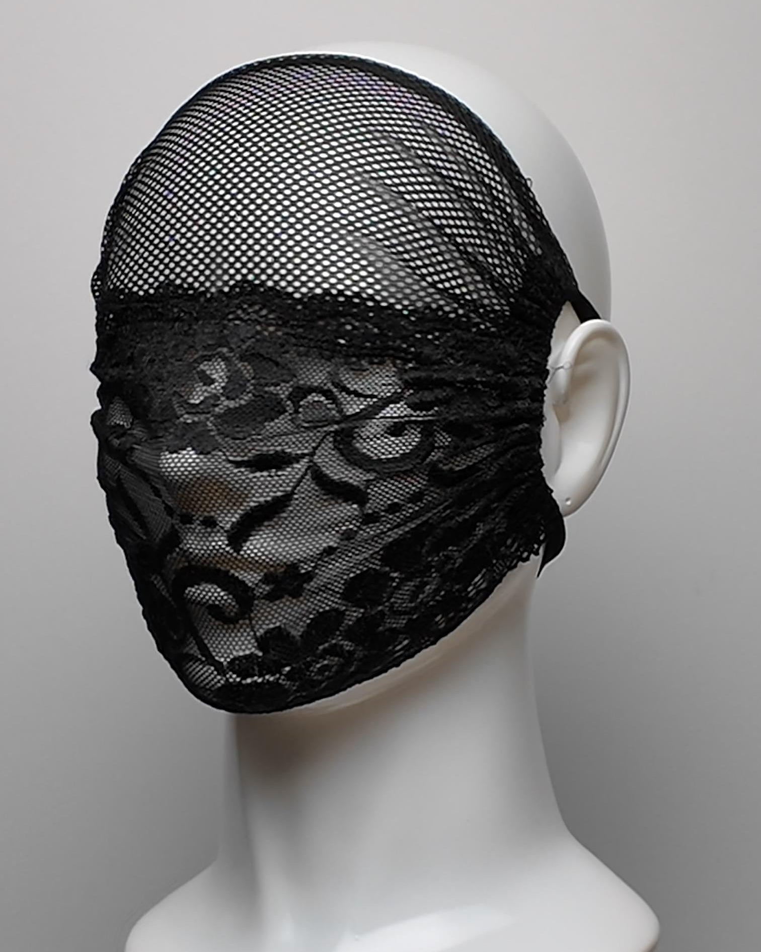 Lace & Mesh See Through Face Mask