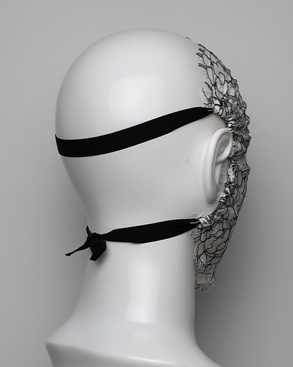 Embroidered Chantilly Floral Lace Face Mask