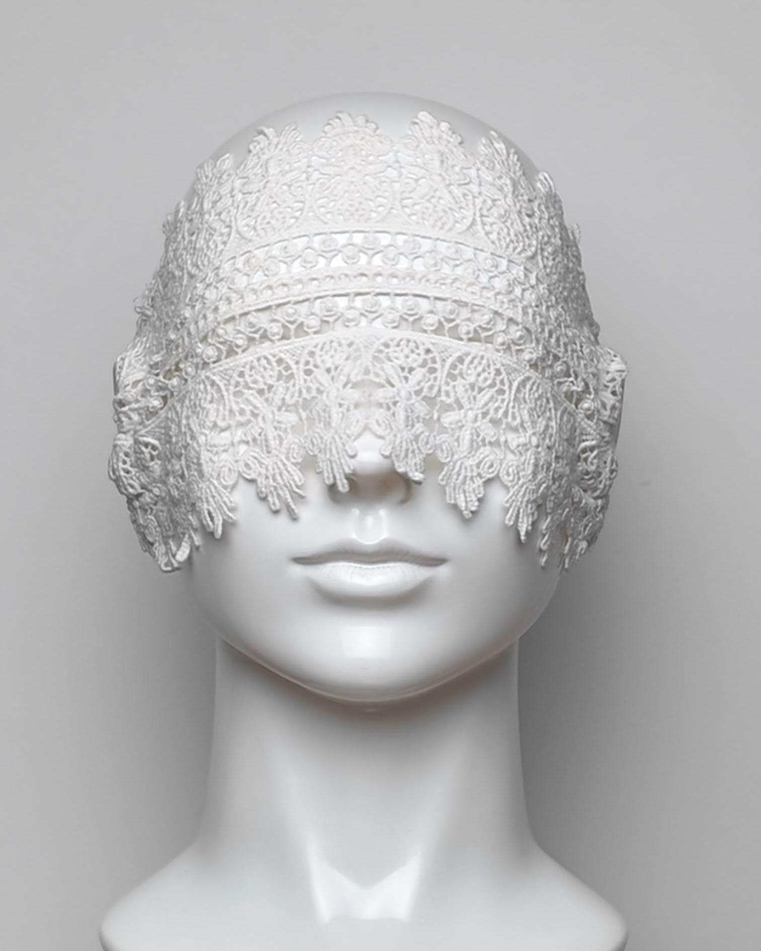 Cotton Cathedral Lace Eye Mask