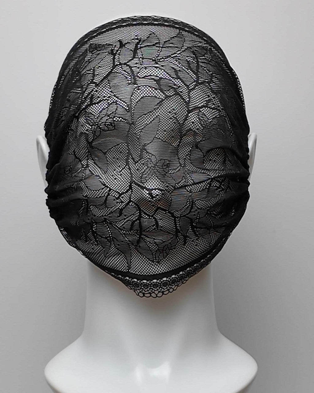Dark Foliage Lace Airy Full Face Mask