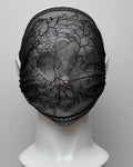 Dark Foliage Lace Airy Full Face Mask