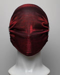Metallic Red Mesh Full Face Mask