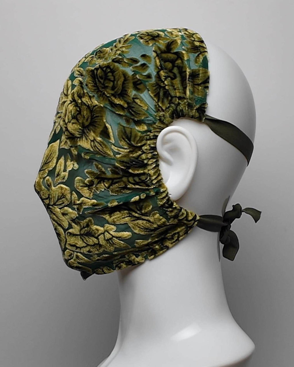 Silk Velvet Floral Full Face Mask