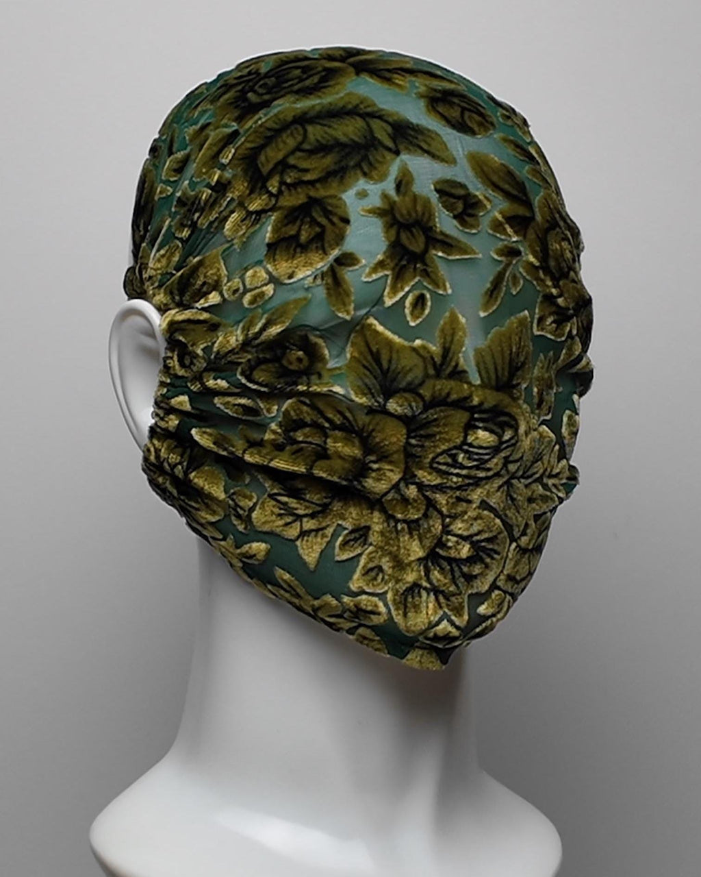 Silk Velvet Floral Full Face Mask