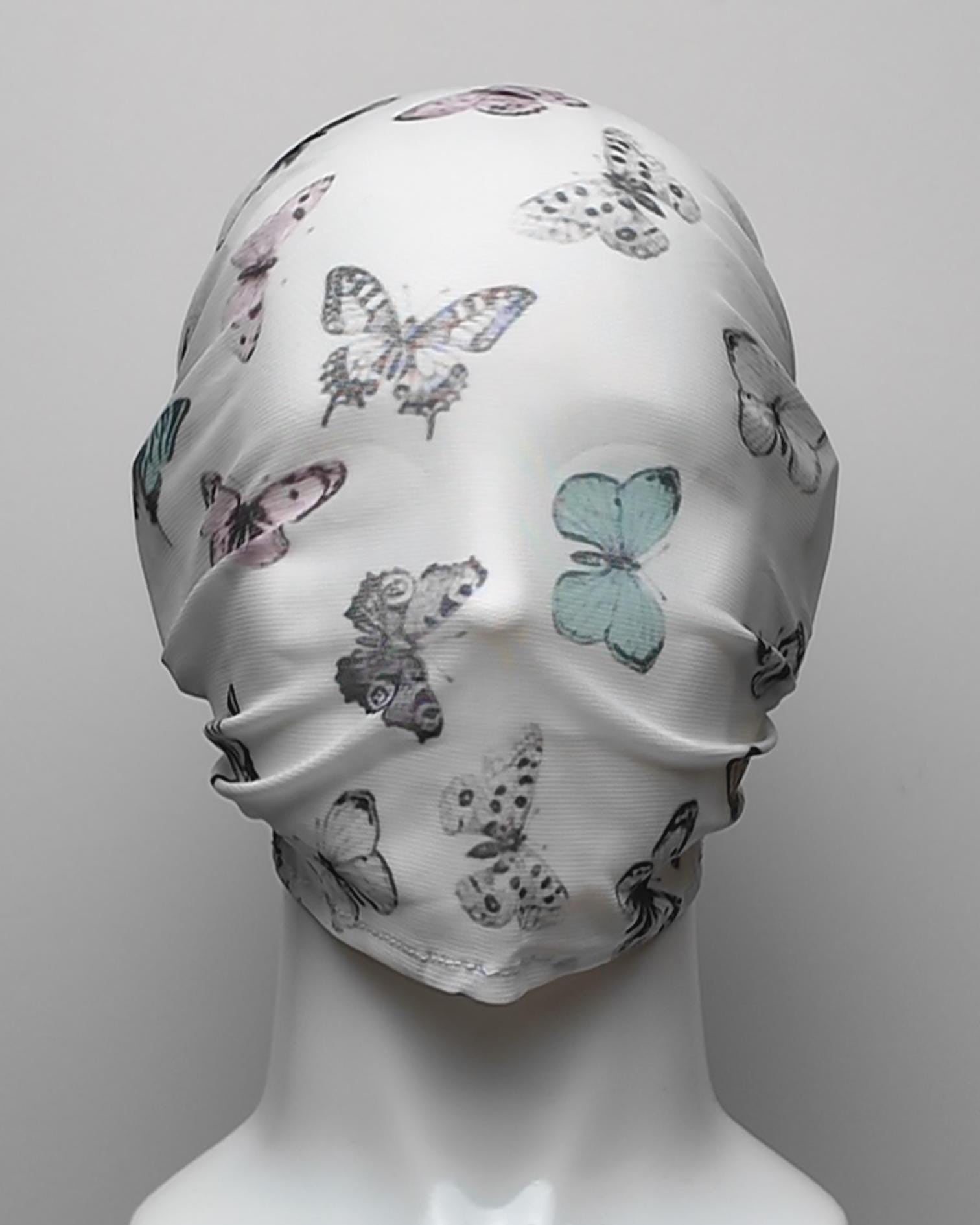 Butterflies Mesh Over the Head Face Mask