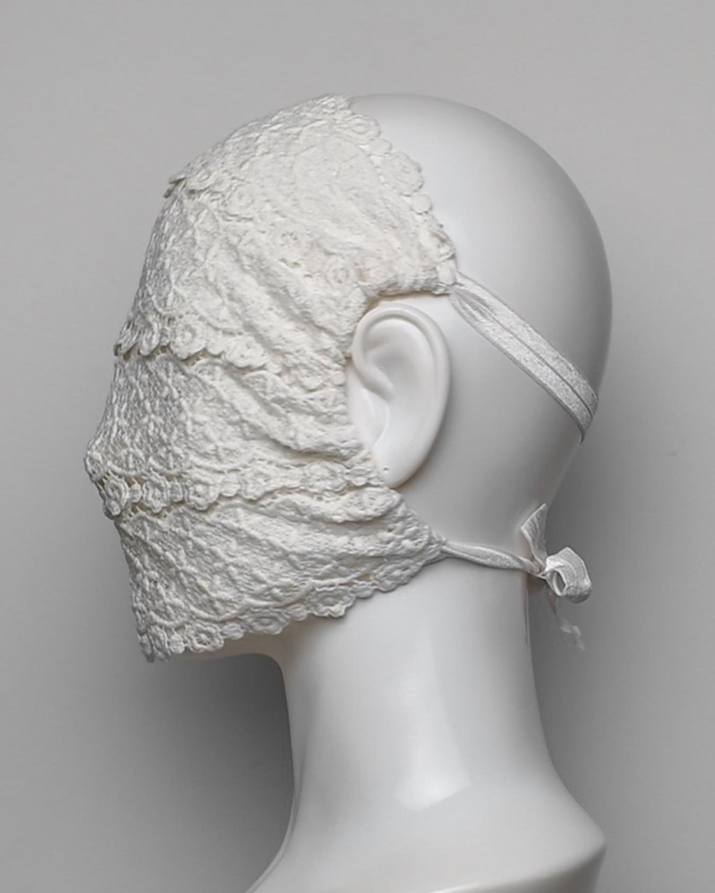 Floral Cotton Lace Full Face Mask