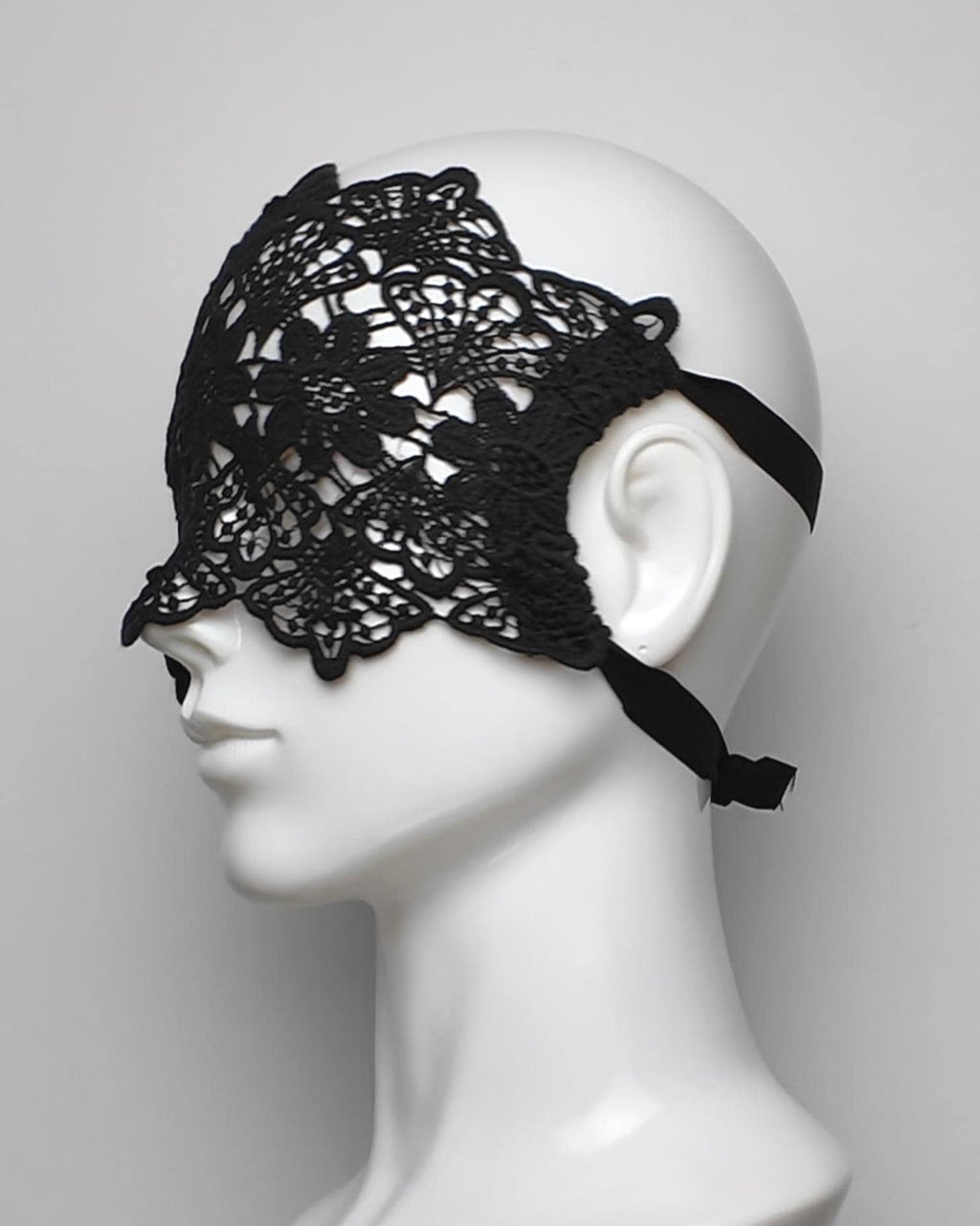 Floral Cotton Cathedral Lace See Through Blindfold