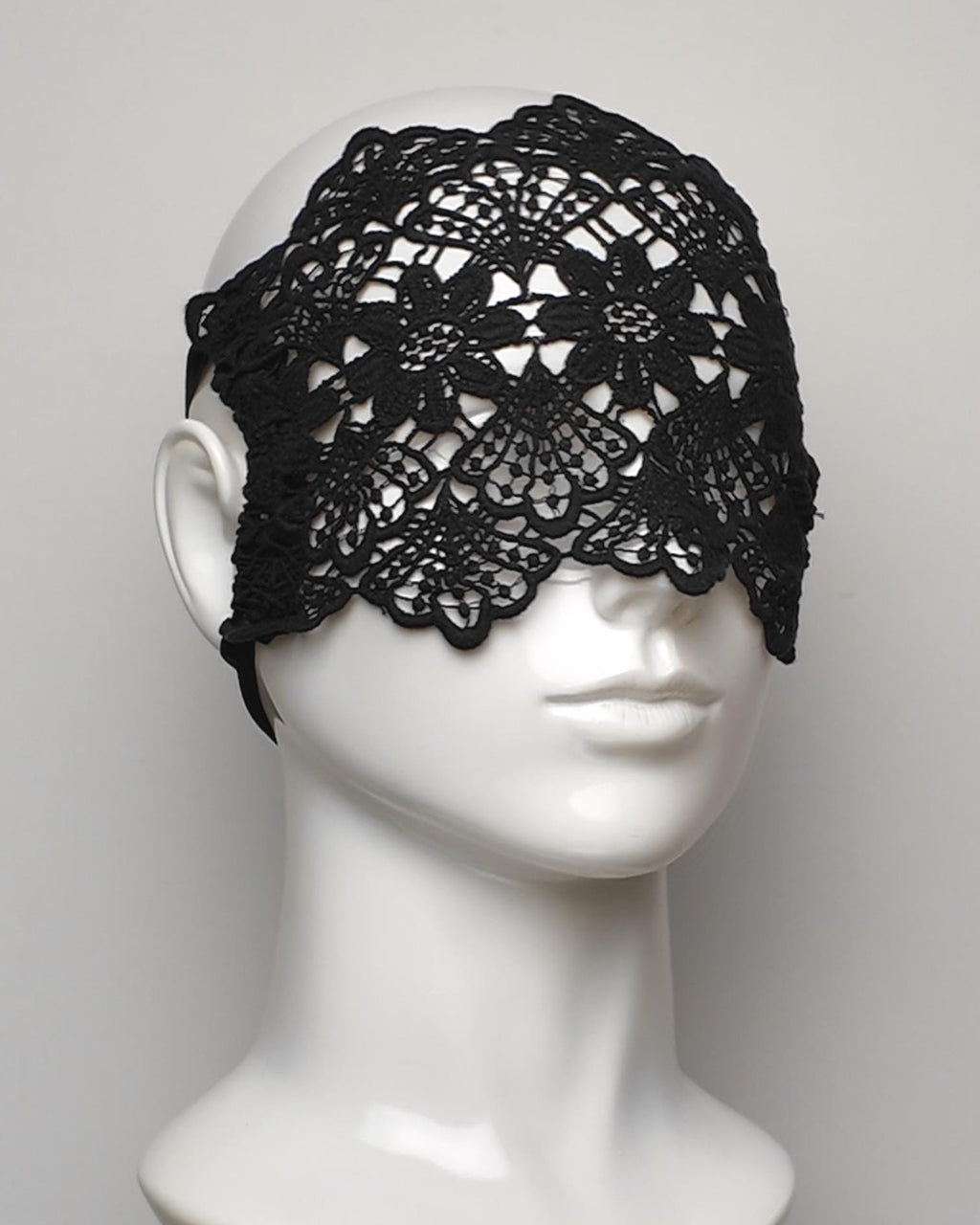 Floral Cotton Cathedral Lace See Through Blindfold