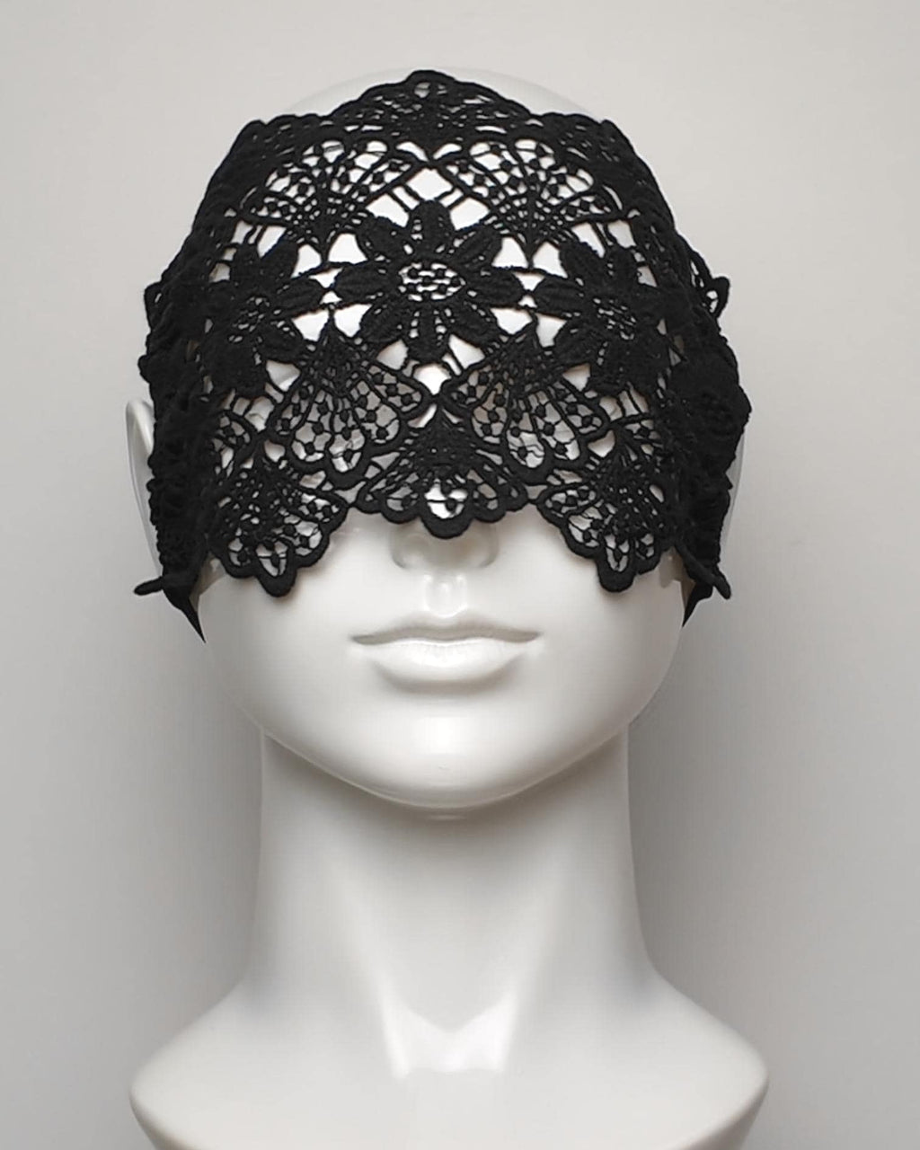 Floral Cotton Cathedral Lace See Through Blindfold