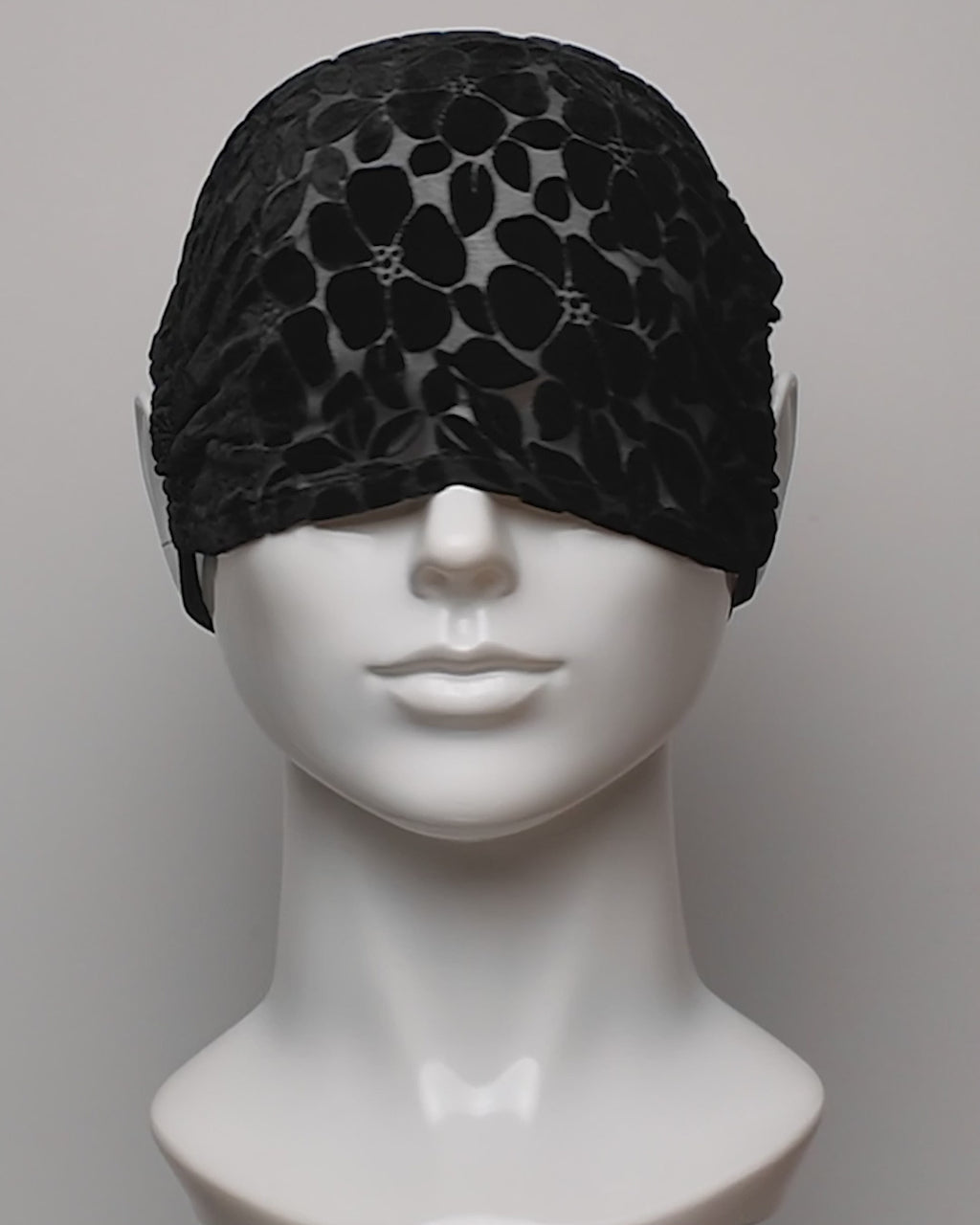 Silk Velvet See Through Eye Mask