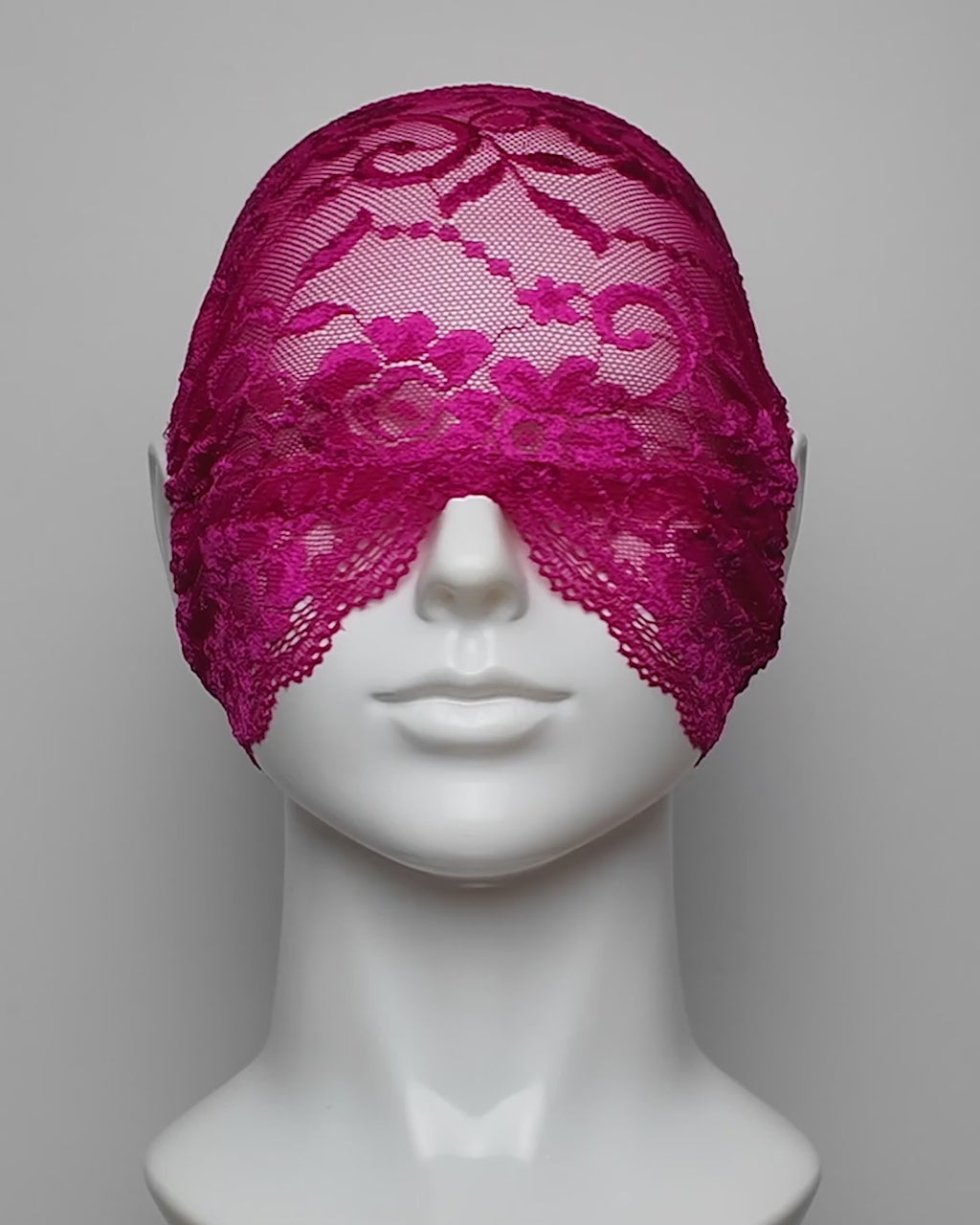Open Nose & Mouth Over the Cheek Shining Lace Face Mask