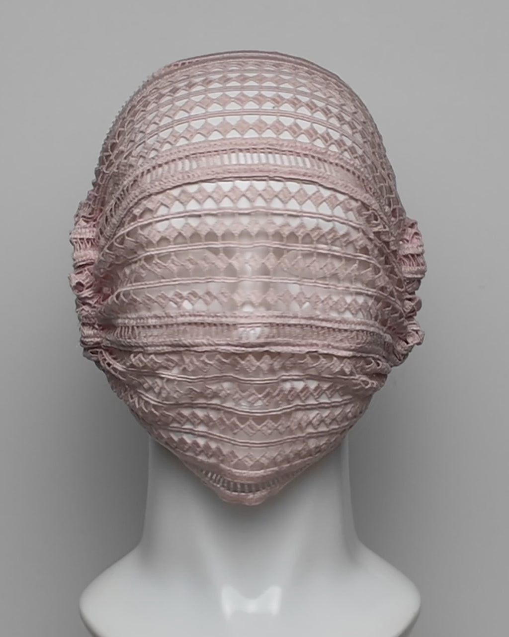 Rose Quartz Cotton Lace Full Face Mask