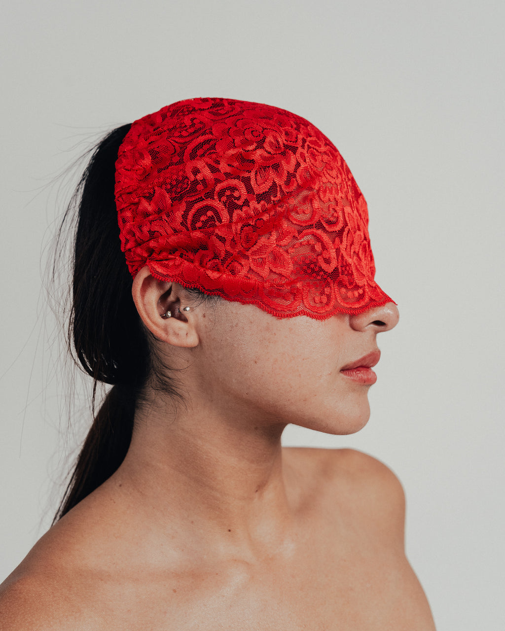 Headband Lace See Through Eye Mask